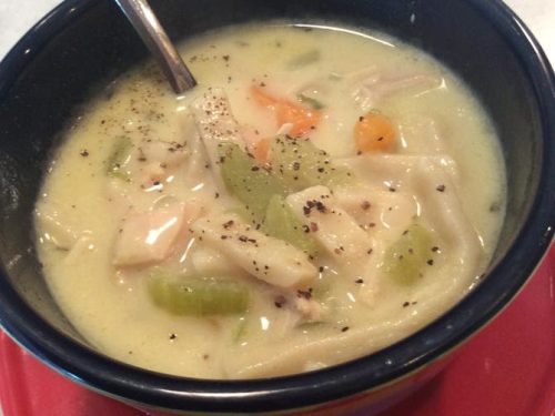 Creamy Chicken Noodle Soup