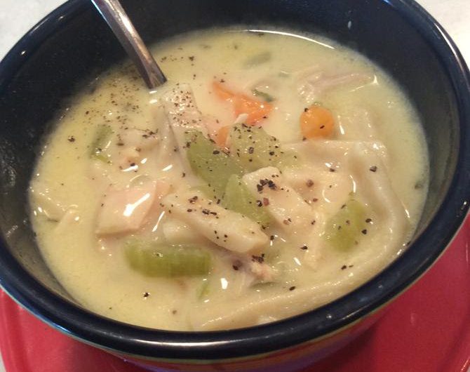 Creamy Chicken Noodle Soup