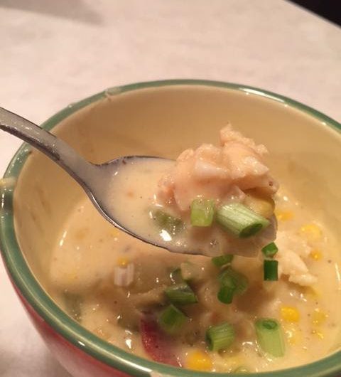 Roasted Corn & Lobster Chowder