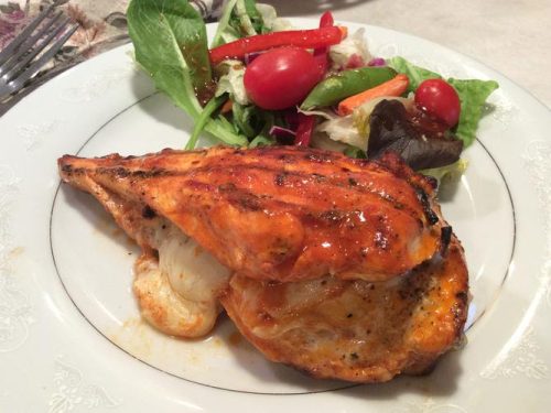 Grilled Stuffed Buffalo Chicken