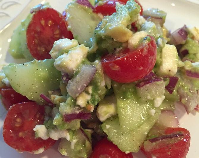 Tomato Avocado Salad