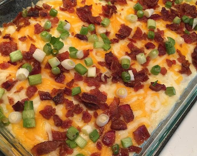 Cheesy Cauliflower Bake