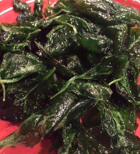 Flash Fried Spinach Recipe