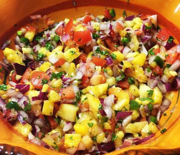 Sweet and Salty Pineapple Salsa