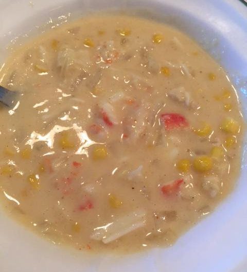 Creamy Corn and Crab Bisque