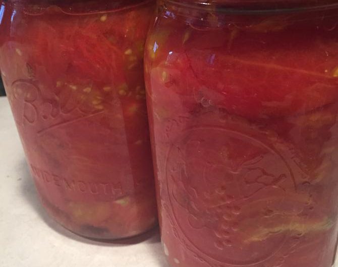 Canning Fresh Tomatoes