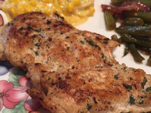 Tuscan Flavor-Pounded Chicken