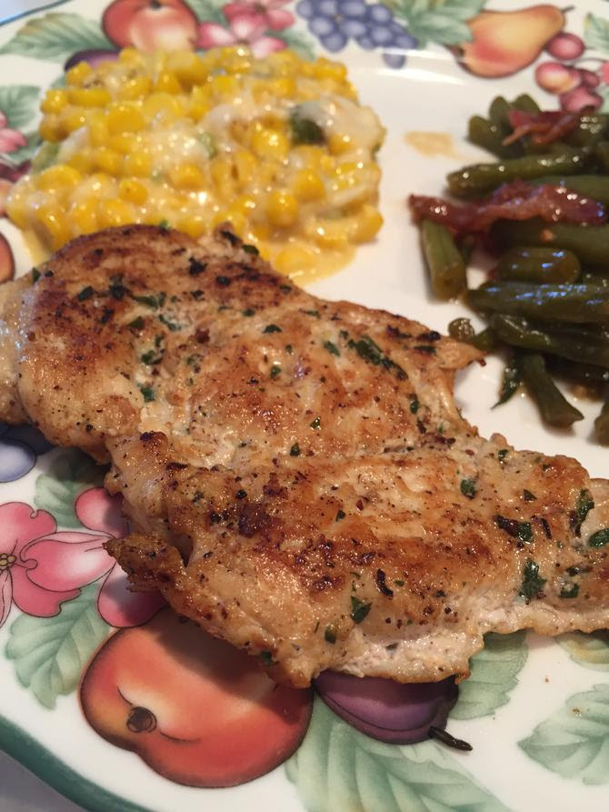 Tuscan Flavor-Pounded Chicken