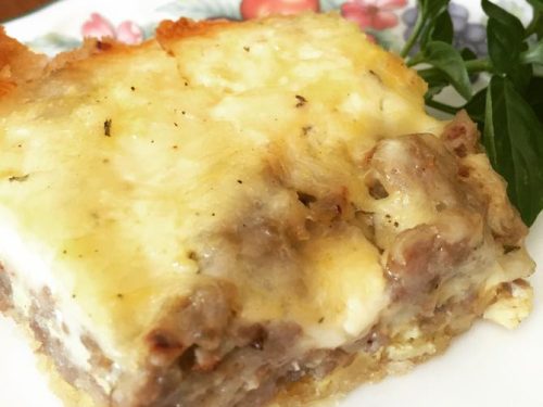 Weekend Sausage Breakfast Casserole