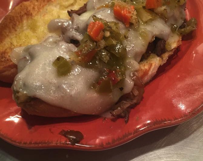 Slow Cooker Italian Beef Sandwiches