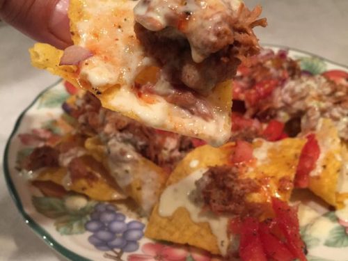 Loaded Pulled Pork Nachos