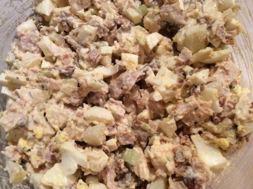 Creamy Fried Chicken Salad