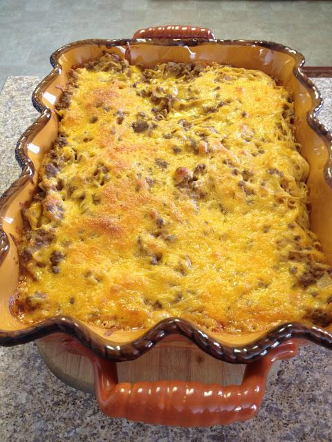 Cheesy Spaghetti Hamburger&hellip;