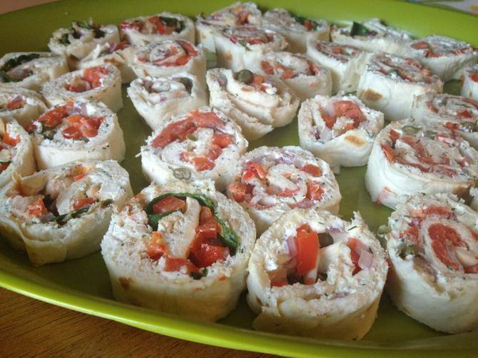 Smoked Salmon Pinwheels