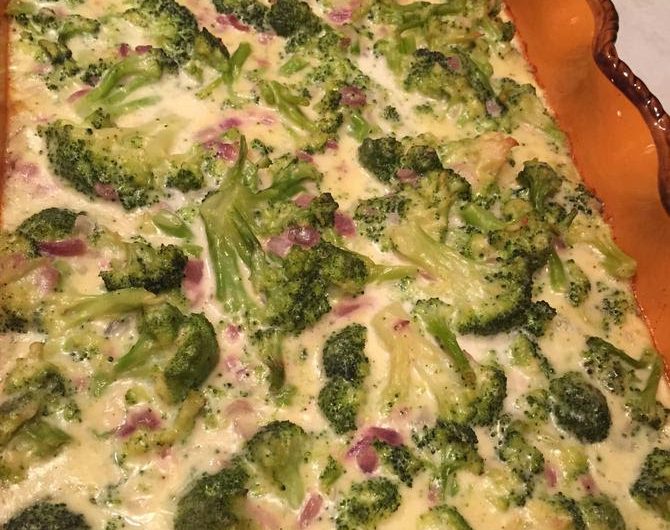 Broccoli Swiss Cheese Bake