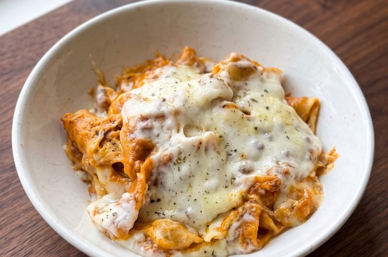 Creamy Cheesy Skillet Lasagna Pasta