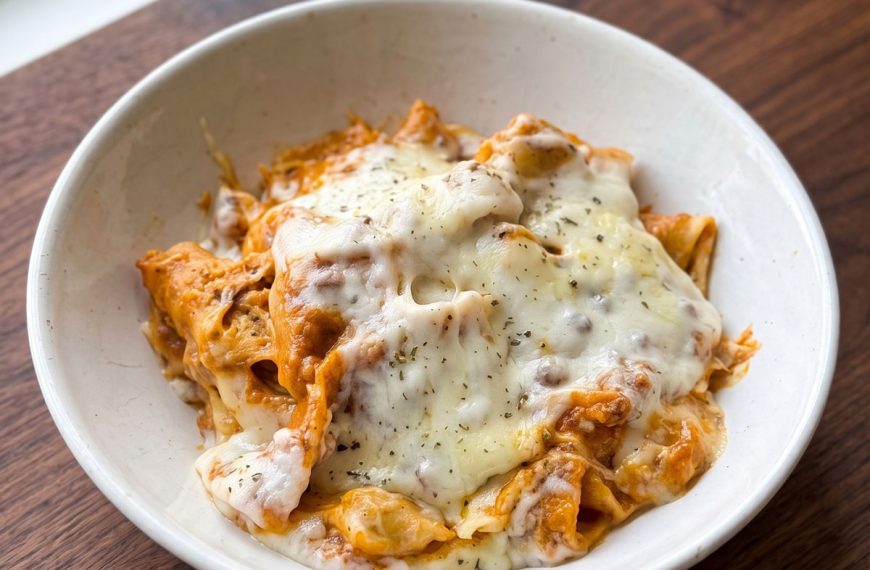 Creamy Cheesy Skillet Lasagna Pasta